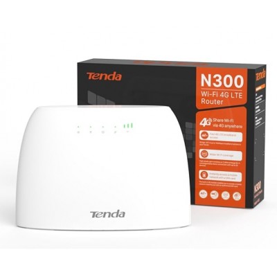 Tenda 4G03 N300 Wi-Fi 4G LTE Router