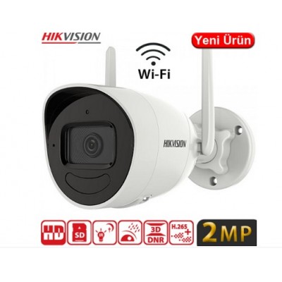 HIKVISION DS-2CV2021G2-IDW 2MP 512GB SD DESTEKLİ WİFİ BULLET KAMERA