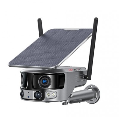 Cenova CN-203G-4K 4K/8MP 4G Panoramik Solar Enerjili Bataryalı Kamera