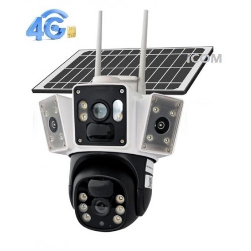 Avenir AV-S428 6MP 2 Kameralı Solar PTZ 4G Sim Kartlı Kamera ICS-428