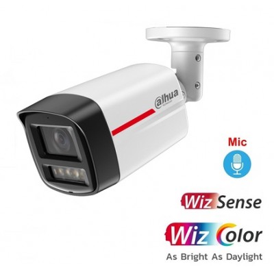 Dahua Ipc-hfw2449tl-s-pro 4mp Wizcolor 50mt Gece Görüş Dahili Mikrofon Ip Kamera