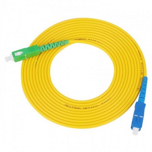 Fiber patch cord kablo SC UPC to SC APC simplex fiber cord kablo 10 metre