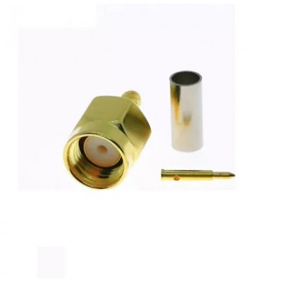 Sma Erkek Sıkmalı Rg174 Rf Konnektör Rg316-Rg179 Sm174