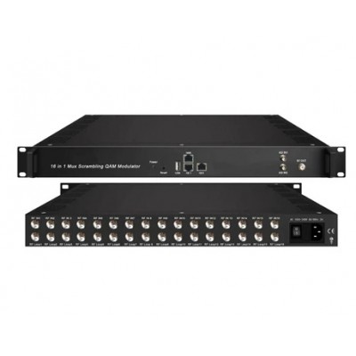 Divisat 16X16 Qam Modülatör -16 Frekans Giriş 16 Dvb -C Rf Çıkış