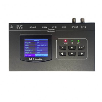 Divisat DC-300 Tek Kanal Qam Dvb-C Encoder Modülatör