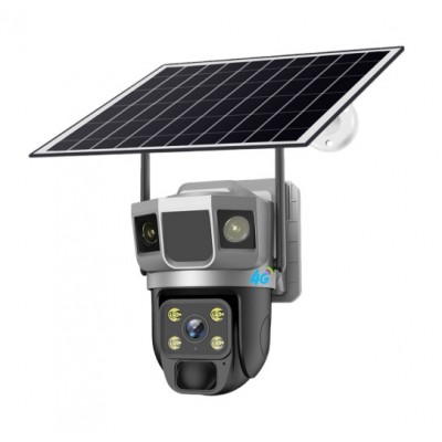 Cenova CN-123G Tek Lensli 3MP 4G Solar PTZ Kamera Uyumlu