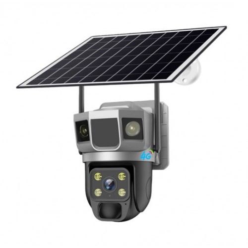 Cenova CN-123G Tek Lensli 3MP 4G Solar PTZ Kamera Uyumlu