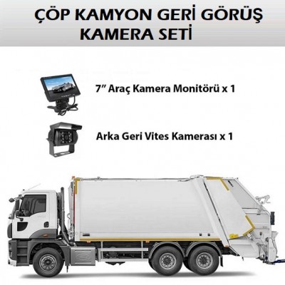 AR-11 ÇÖP KAMYON GERİ GÖRÜŞ KAMERA SETİ