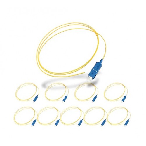 10 Adet Sc Sx Sm 9/125 Pigtail Fiber Optik Kablo 1 Metre