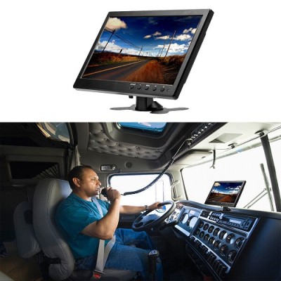 10 Inç Araç Monitörü Hdmı Vga Bnc Girişli