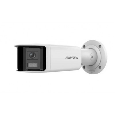 Hikvision DS-2CD2T67G2P-LSU/SL 6mp 2.8mm Lens Çift Kameralı Sesli 180 derece Panoramik ColorVu IR Bullet IP Kamera