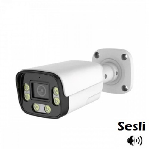 2 MEGAPİKSEL IP FULL COLOR DIŞ ORTAM SESLİ BULLET KAMERA ECR-250