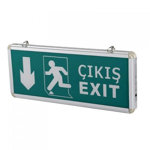 Ledli Exit Armatür - Acil Çıkış Levhası 3 Saat Şarjlı ict-809