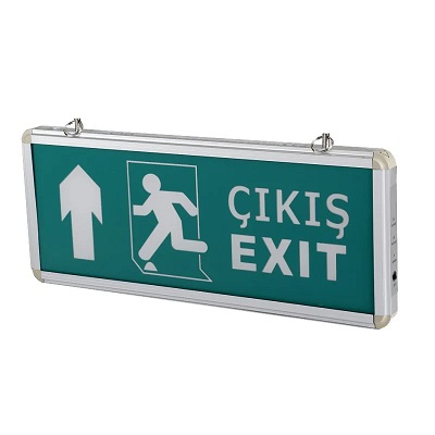 Ledli Exit Armatür - Acil Çıkış Levhası 3 Saat Şarjlı ict-808