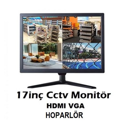 17 inç Led Cctv Monitör Hdmi Vga LD-170
