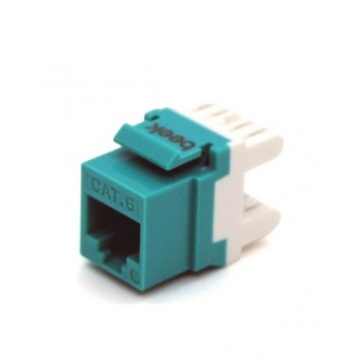 UTP CAT6 180 DERECE KEYSTONE JACK YEŞİL