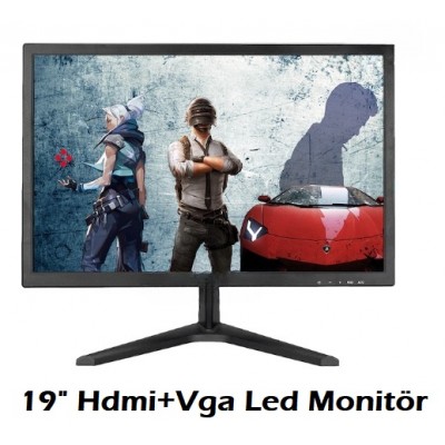 19 Inch 60Hz HDMI + VGA Full HD LED Monitör