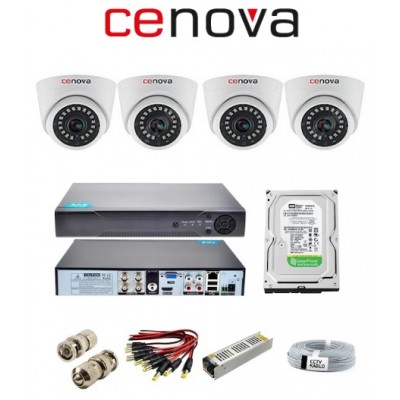 CN-44 4 Kameralı Cenova 2MP FullHD Set