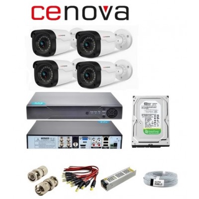 CN-04 4 Kameralı Cenova 2MP FullHD Set