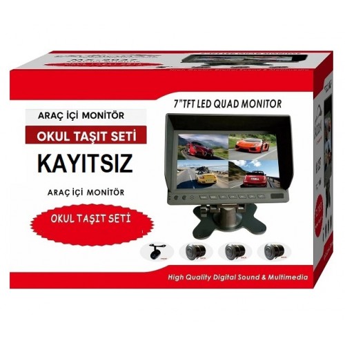 4 Kameralı Okul Servisi Kamera Seti ICS-60