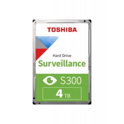 Toshiba 4TB TOSHIBA 5400RPM S300 SATA3 256MB 7/24 Harddisk