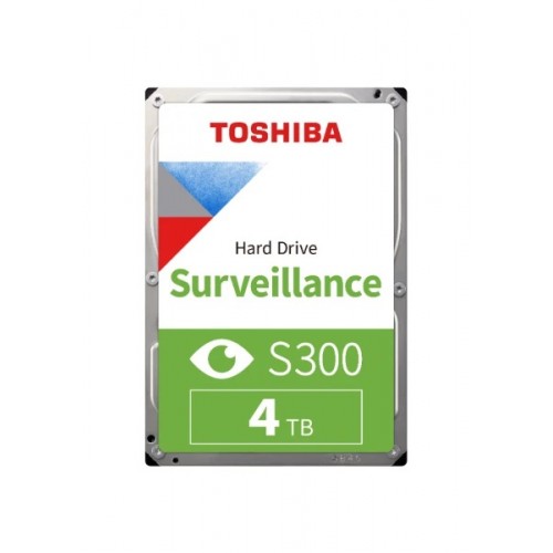 Toshiba 4TB TOSHIBA 5400RPM S300 SATA3 256MB 7/24 Harddisk