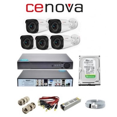 CN-05  5 Kameralı Cenova 2MP FullHD Set 