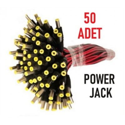 Power Jack Kablo 50 Adet Avantajlı Paket ic-050