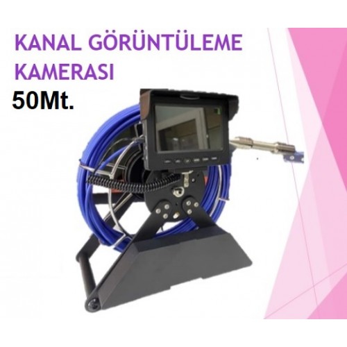 KANALİZASYON KUYU GÖRÜNTÜLEME KAMERASI ULTRAHD KAYITLI 50MT