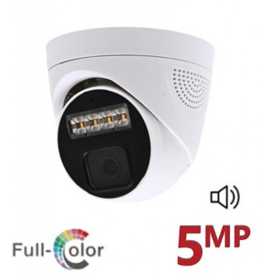 5MP Sesli WARM Gece Renkli IP Dome Kamera IC-970