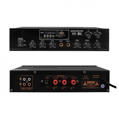 2 Bölge Bluetooth/FM/USB 80 Watt Amfi - Anfi İCM-802