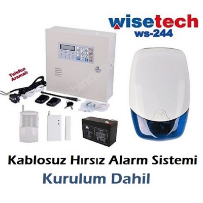 KABLOSUZ HIRSIZ ALARM SİSTEMİ KURULUM DAHİL 