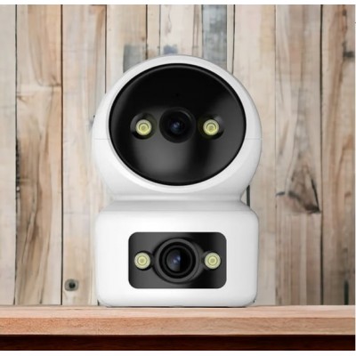 Çift Kameralı Fhd İç Mekan Ptz Wifi Smart Kamera ICM-807