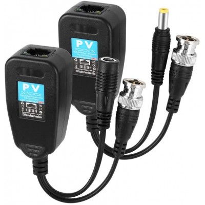 Bnc To Rj45 Video Balun + Power Konnektör ICOMGVNLK-22