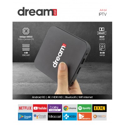 Dreamstar A4 Android Tv Box 4K Ultra HD 32GB Hafıza