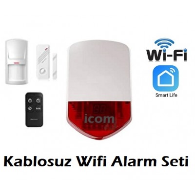 TUYA KABLOSUZ SMART HOME ALARM (PANEL SİREN) ST-53