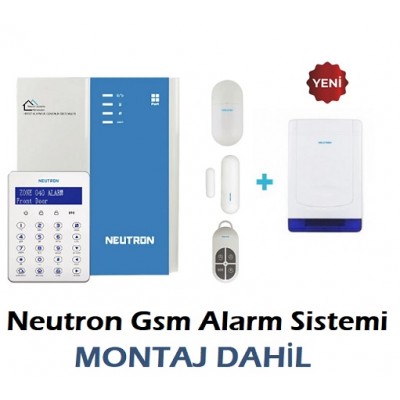NEUTRON KABLOSUZ 4G HIRSIZ ALARM SİSTEMİ KURULUM DAHİL