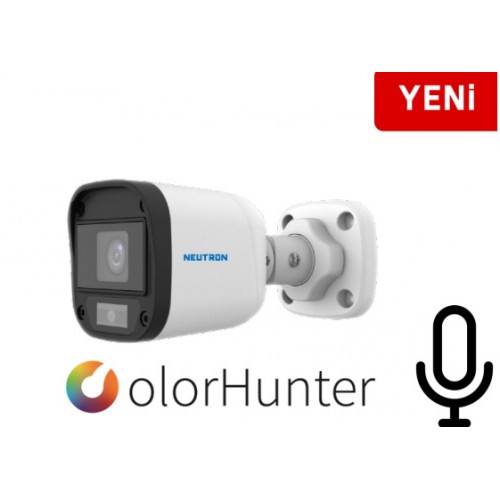 Neutron NEU-AB120-28-CA 2mp Sesli Colorhunter Gece Renkli Ir Bullet Ahd Kamera