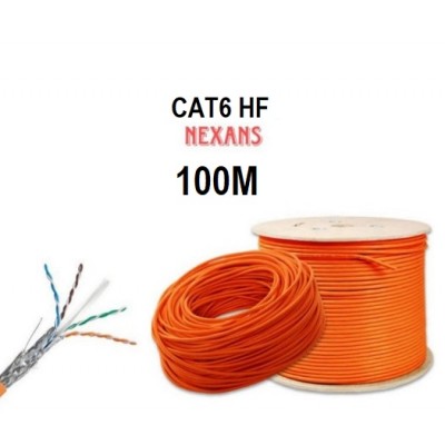 Nexans Cat6 Kablo Tam Bakır HFree 100 Metre