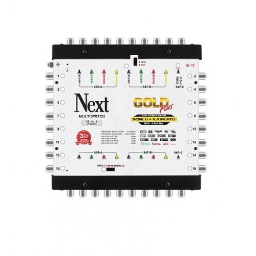 Next YE-10/16 HYBRID - 16 Çıkışlı Sonlu Kaskatlı MultiSwitch Santral
