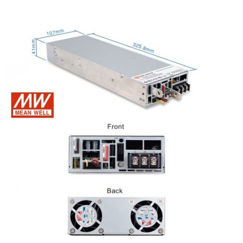 NSP-3200-24, 24VDC 133A 3200W PFC Güç Kaynağı, MeanWell