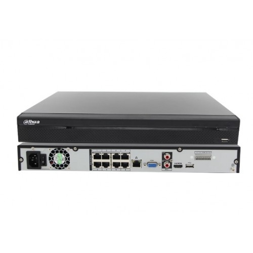 Dahua NVR4208-8P-4KS2/L 8 Kanal 8 Poe 2 HDD 4K NVR Kayıt Cihazı