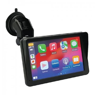 9 inç Apple Carplay Android Auto QLED AHD IPS MONİTÖR IC-09