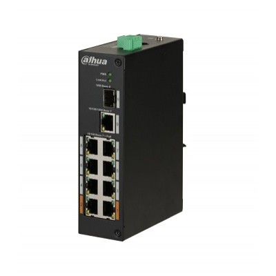 Dahua PFS3110-8ET-96-V2 8-Port Endüstriyel PoE Switch Yönetilmez icd-110v2