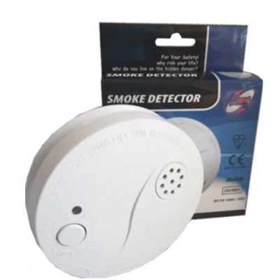 Pilli Duman Dedektörü - Kablosuz Yangın Alarm Sensörü ICS-05