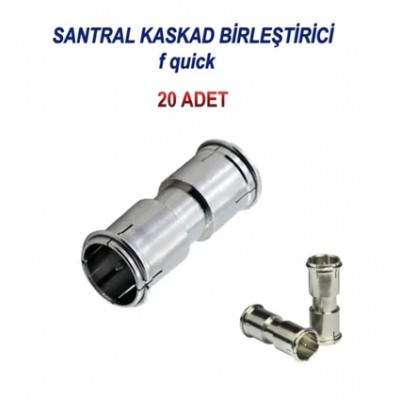 Santral Kaskad Birleştirici F Quick Konnektör 20 Adet