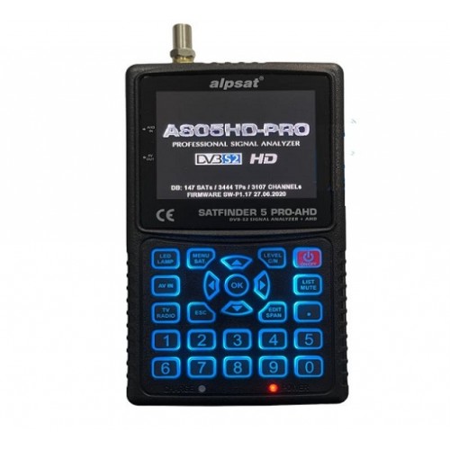 Satfinder 5 HD PRO Görüntülü Uydu Bulucu - AHD, TVI, CVI Kamera