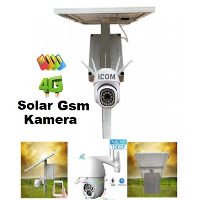 Güneş Enerjili Solar Güvenlik Kamerası Sistemi 4G ISS-25