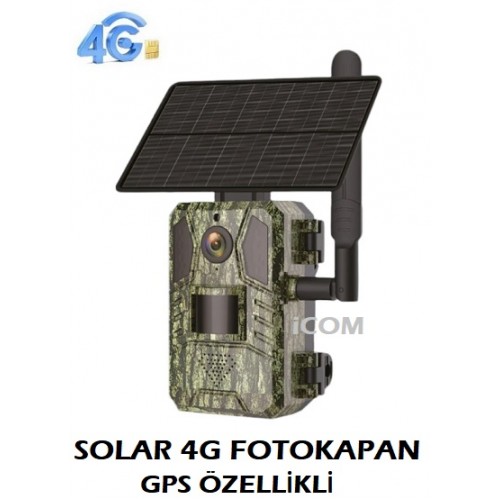 4g Sim Kartlı Solar Güneş Enerjili Foto Kapan Gps ve Hayalet Kızılötesi ICX-810