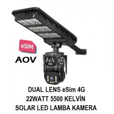 Solar Led Lamba 4G Kamera Aov Sürekli Kayıt ICX-407